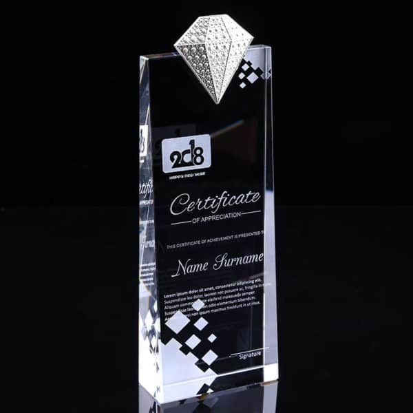 Crystal Plaques ALCP0055 – Crystal Plaque | Buy Online at Trophy-World Malaysia Supplier