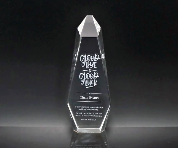 Crystal Trophies ALCR0019 – Crystal Trophy | Buy Online at Trophy-World Malaysia Supplier