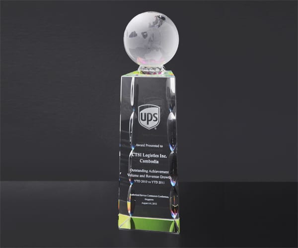 Crystal Trophies ALCR0028 – Crystal Award | Buy Online at Trophy-World Malaysia Supplier