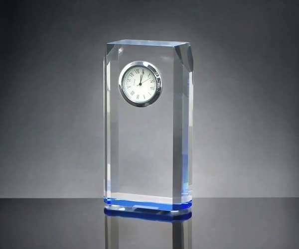 Customized Gifts ALGC0015 – Crystal Desktop Clock | Buy Online at Trophy-World Malaysia Supplier