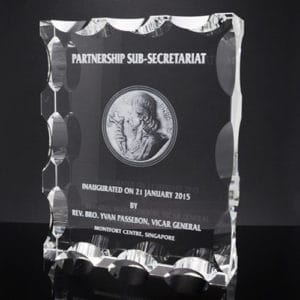 Customized Gifts ALGC0022 – Crystal Paper Weight | Buy Online at Trophy-World Malaysia Supplier