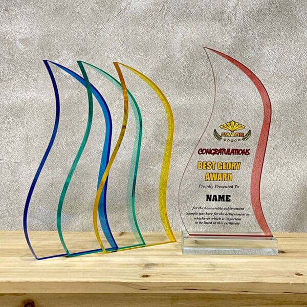 Have a look at all our Quality Acrylic Plaques | Trophy-World Malaysia