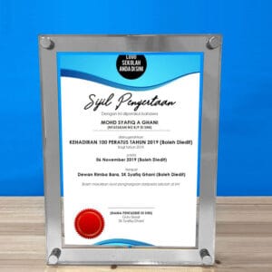 Acrylic Plaques Acrylic Plaque – ALAP0144 | Buy Online at Trophy-World Malaysia Supplier