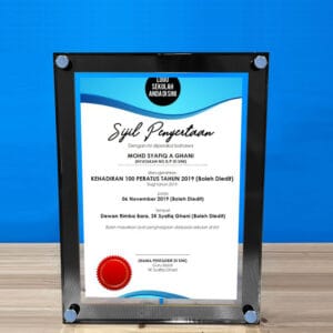 Acrylic Plaques Acrylic Plaque – ALAP0146 | Buy Online at Trophy-World Malaysia Supplier