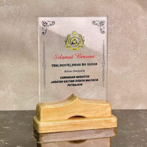 Crystal Plaques Crystal Plaque – ALCP1122 | Buy Online at Trophy-World Malaysia Supplier