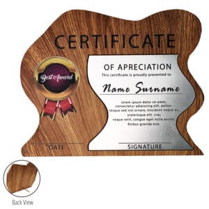 Wooden Plaques Wooden Plaque – ALWP0446 | Buy Online at Trophy-World Malaysia Supplier