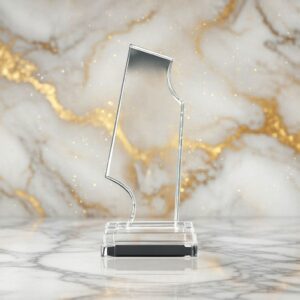 Crystal Plaques Crystal Plaque ALCP1696 | Buy Online at Trophy-World Malaysia Supplier