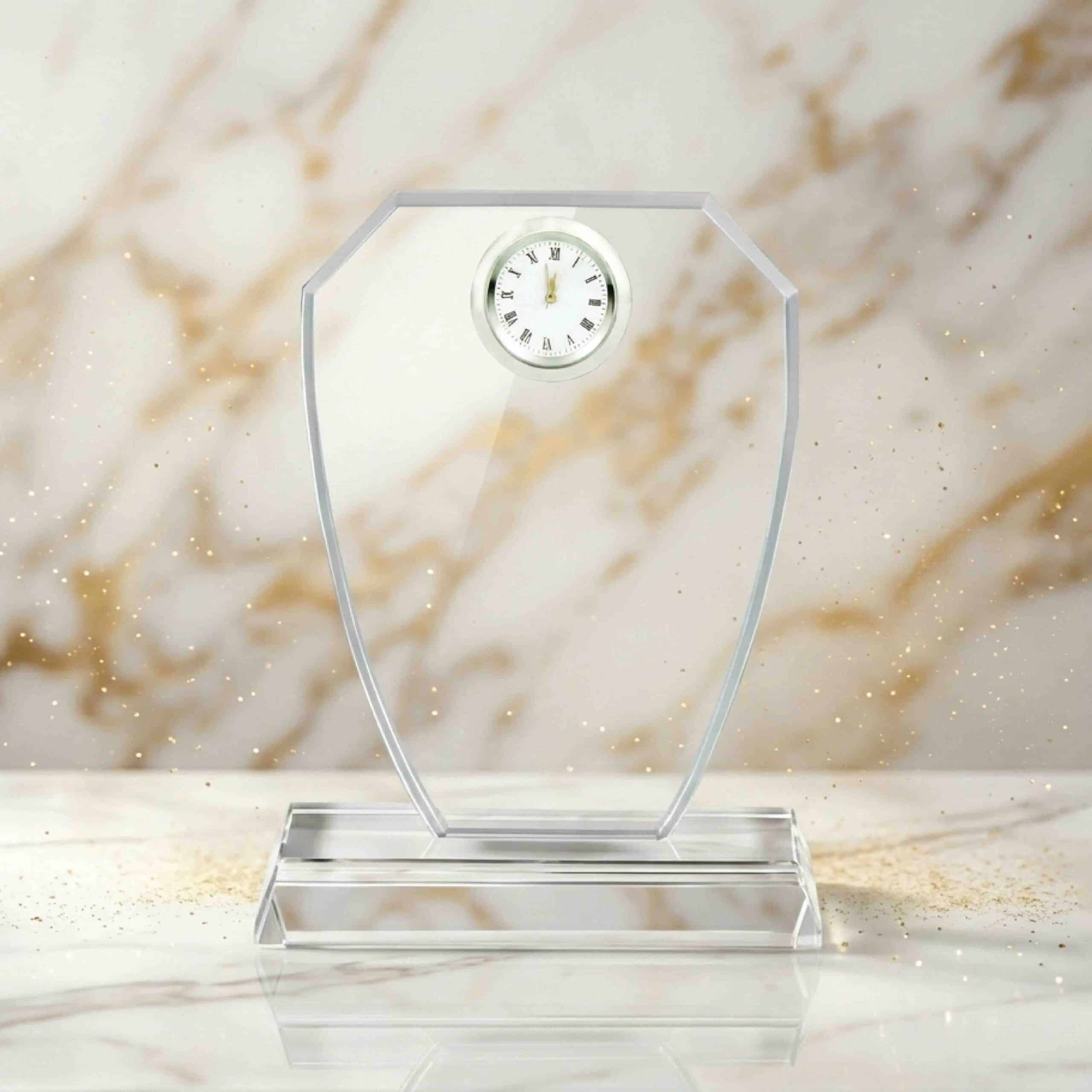 Crystal Desktop Clock ALGC0046